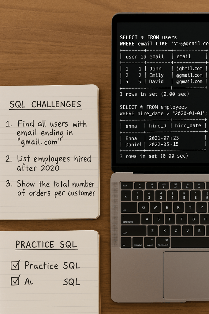 Sql Practice Setup high‑resolution printable wall decor