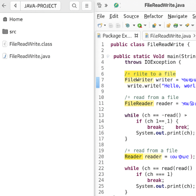Java Project In Eclipse wall art print for home decor