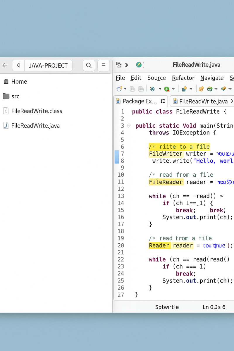 Java Project In Eclipse