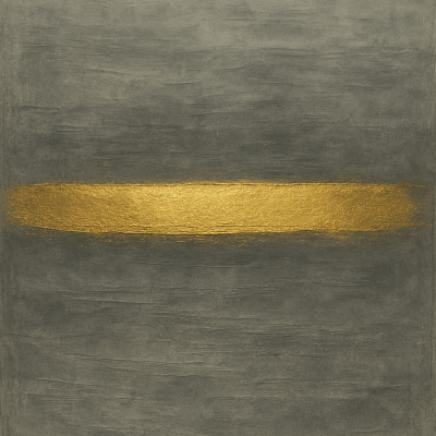 Golden Silence wall art print for home decor