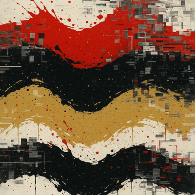 Abstract Cultural Disturbance highโresolution printable wall decor