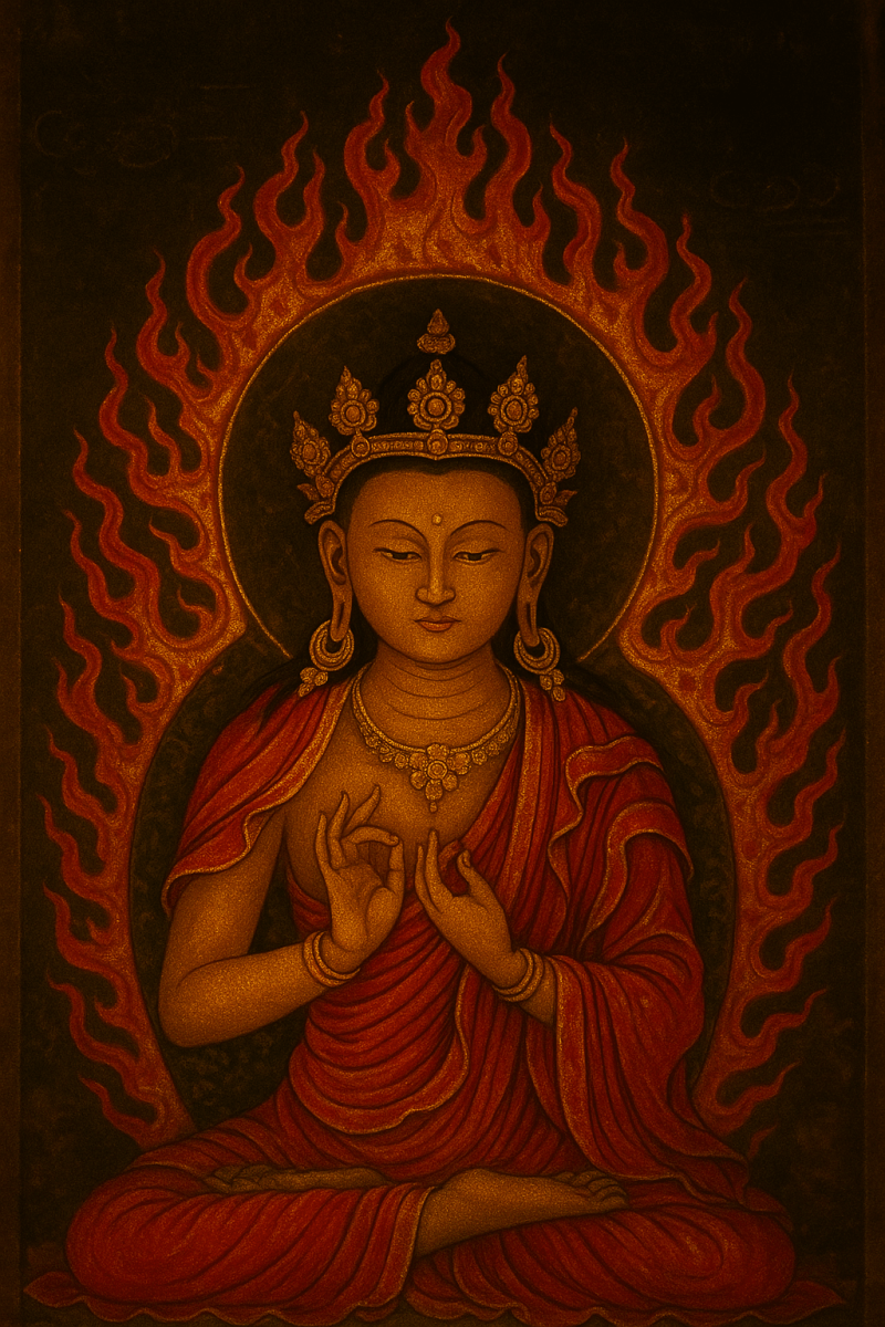 Flame Framed Deity