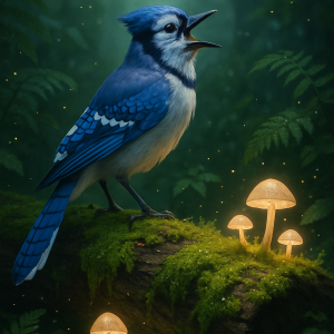 Enchanted Woodland Scene