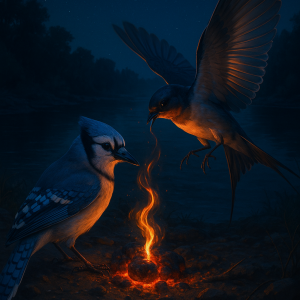 Birds Stealing Fire