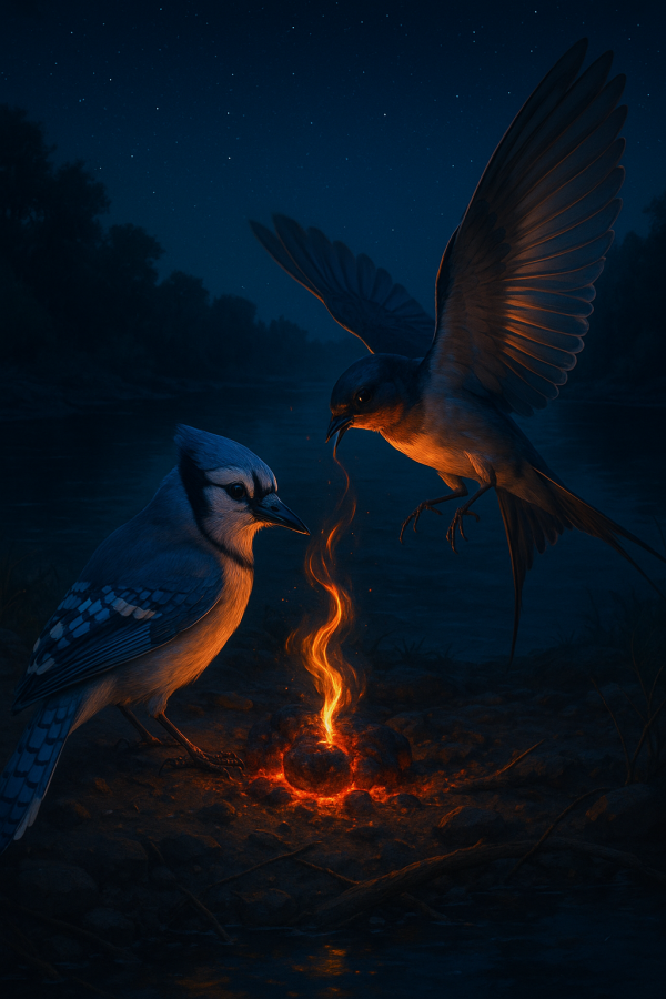 Birds Stealing Fire