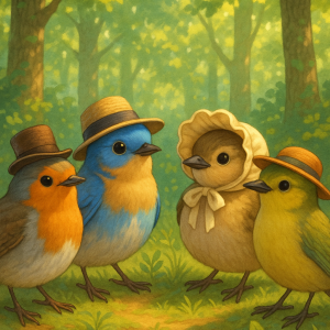 Festive Forest Birds