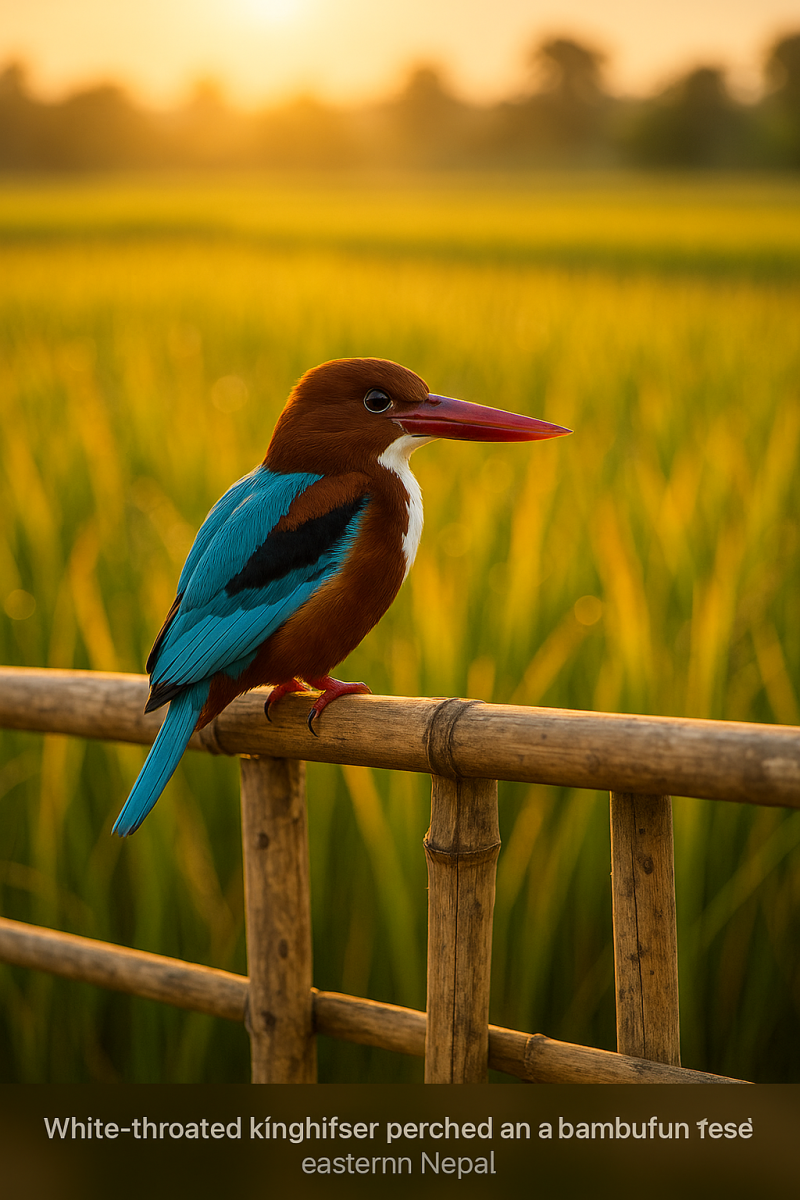 Kingfisher at Golden Hour_