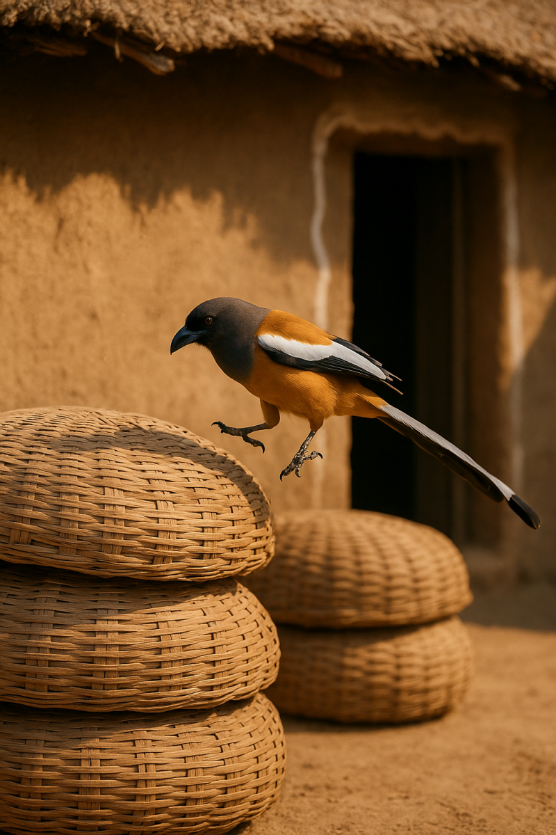 Treepie on Baskets_