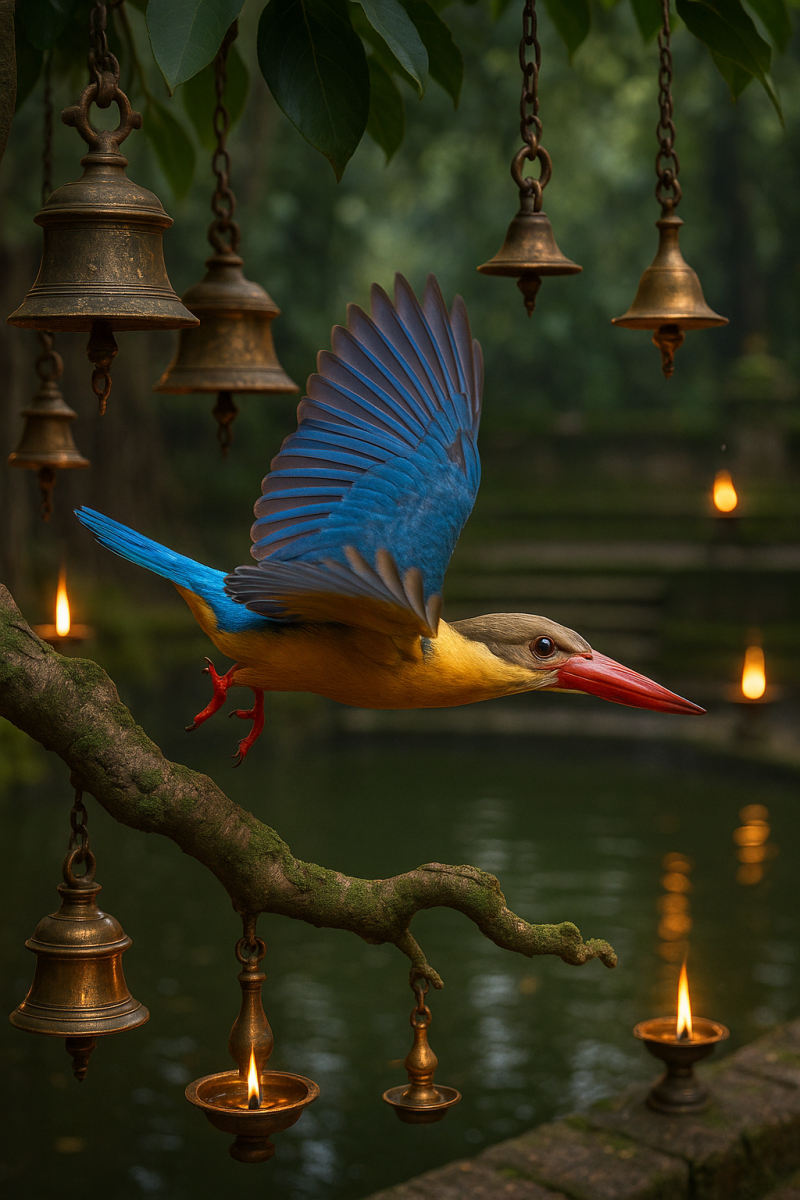 Kingfisher's Majestic Launch_