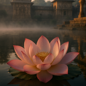 Serene Lotus At Dawn