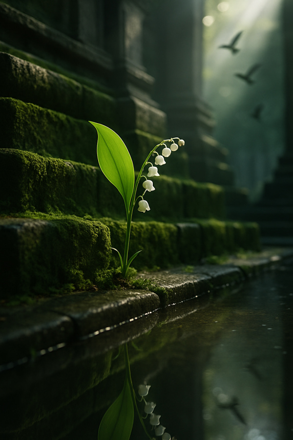 Serene Temple Blossom