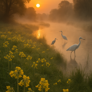 Cowslip Meadow Sunrise