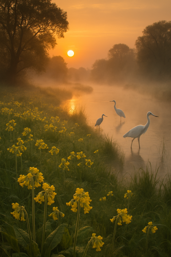 Cowslip Meadow Sunrise
