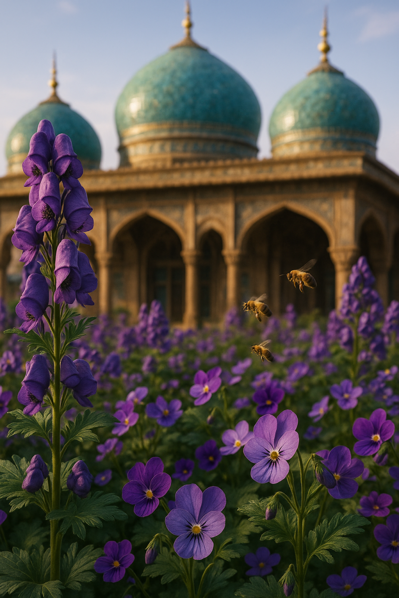 Aconite and Violet Serenity_