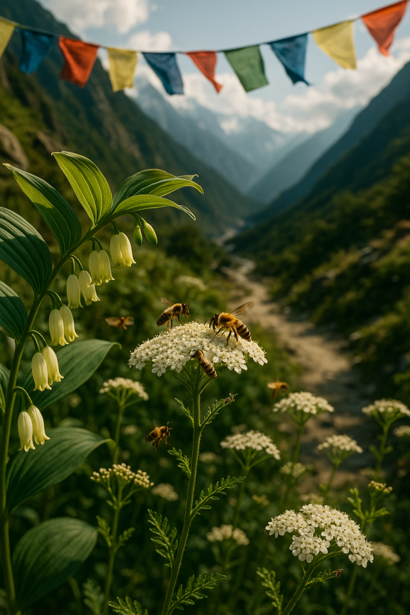 Himalayan Floral Harmony_