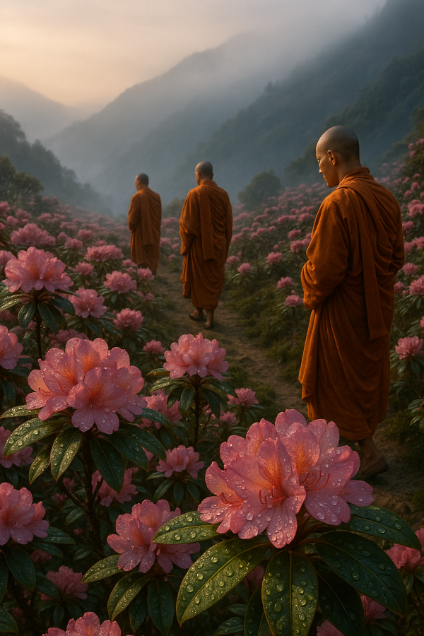 Misty Himalayan Bloom