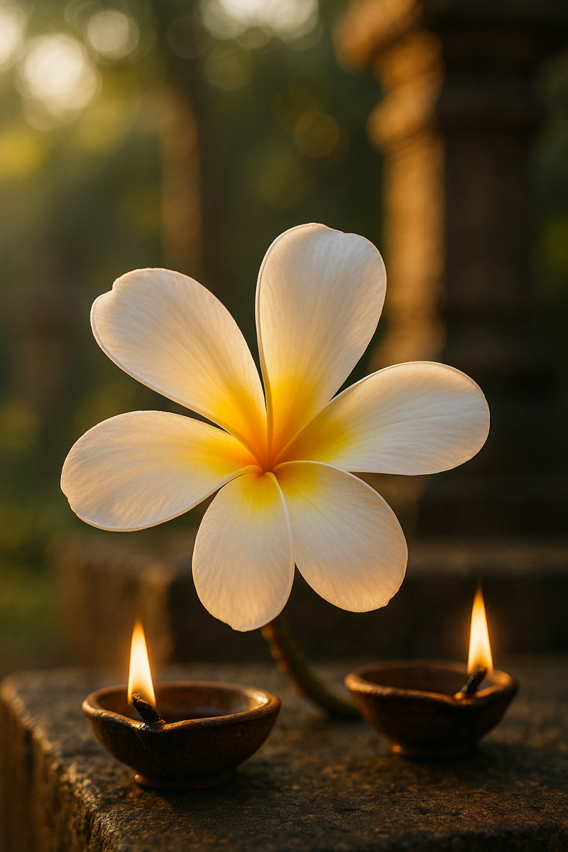 Regal Plumeria Blossom_