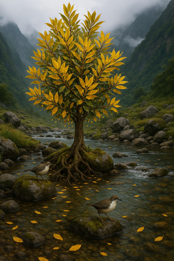 Bay Leaf Tree In Himalayas