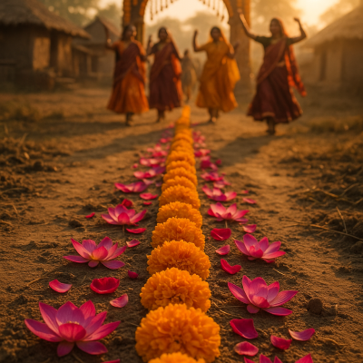 Marigold Path Ceremony_