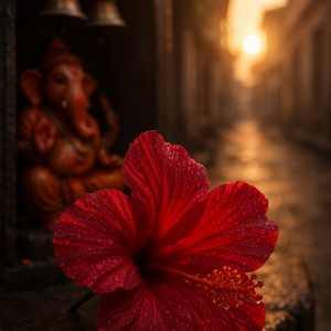 Dewy Hibiscus Offering