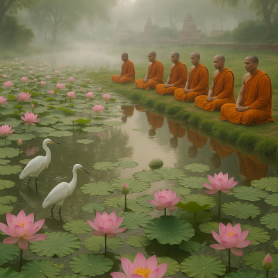 Serene Lotus Pond_