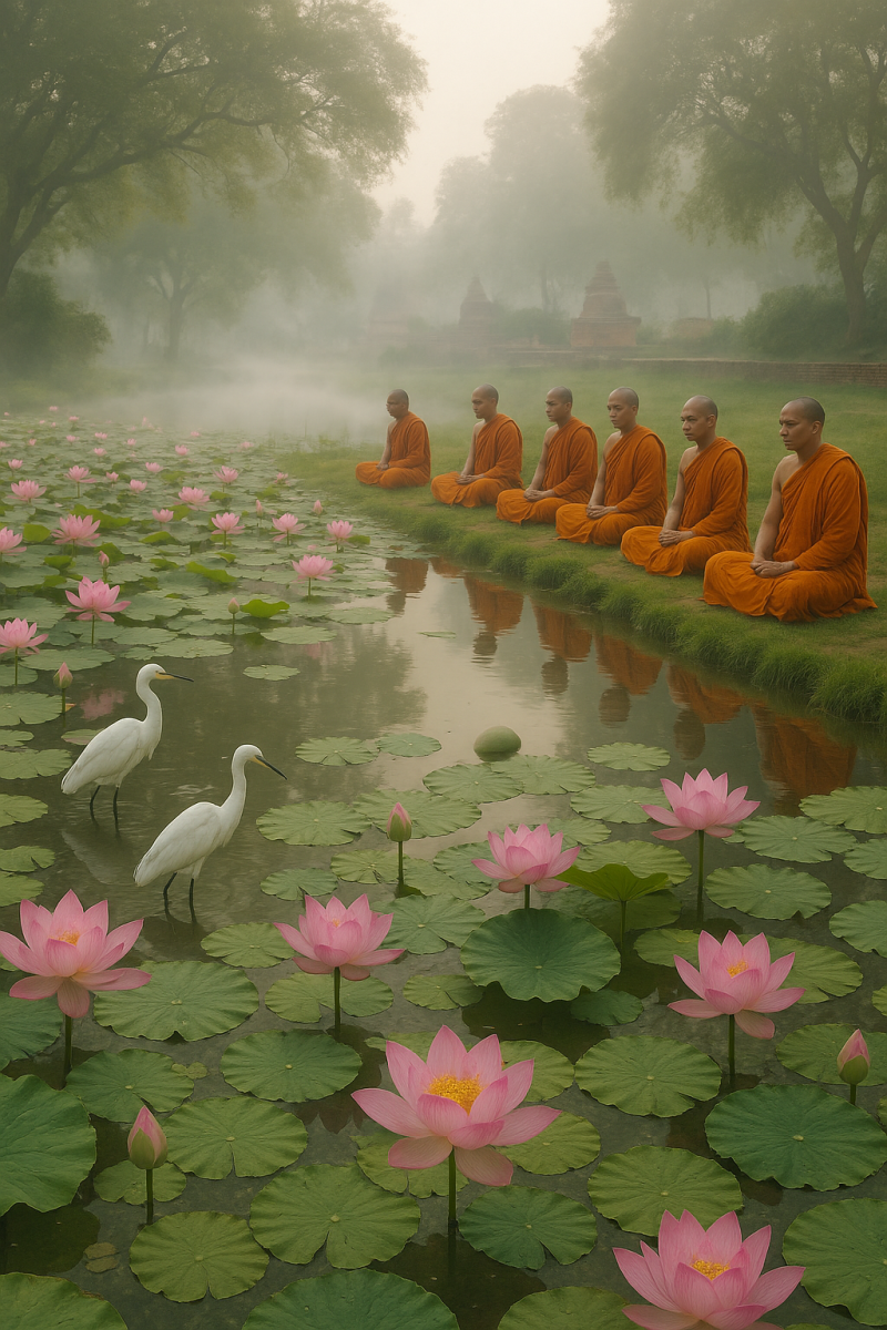 Serene Lotus Pond_