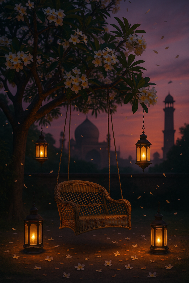 Swing Under Frangipani_