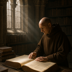 Monk In Stone Library Simple