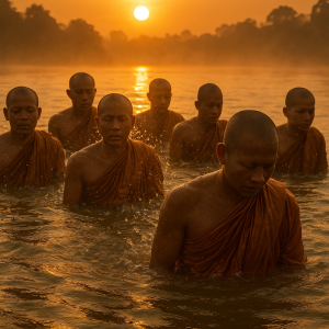 Monks Sunrise Immersion Simple