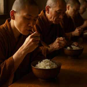 Silent Monastic Meal Simple