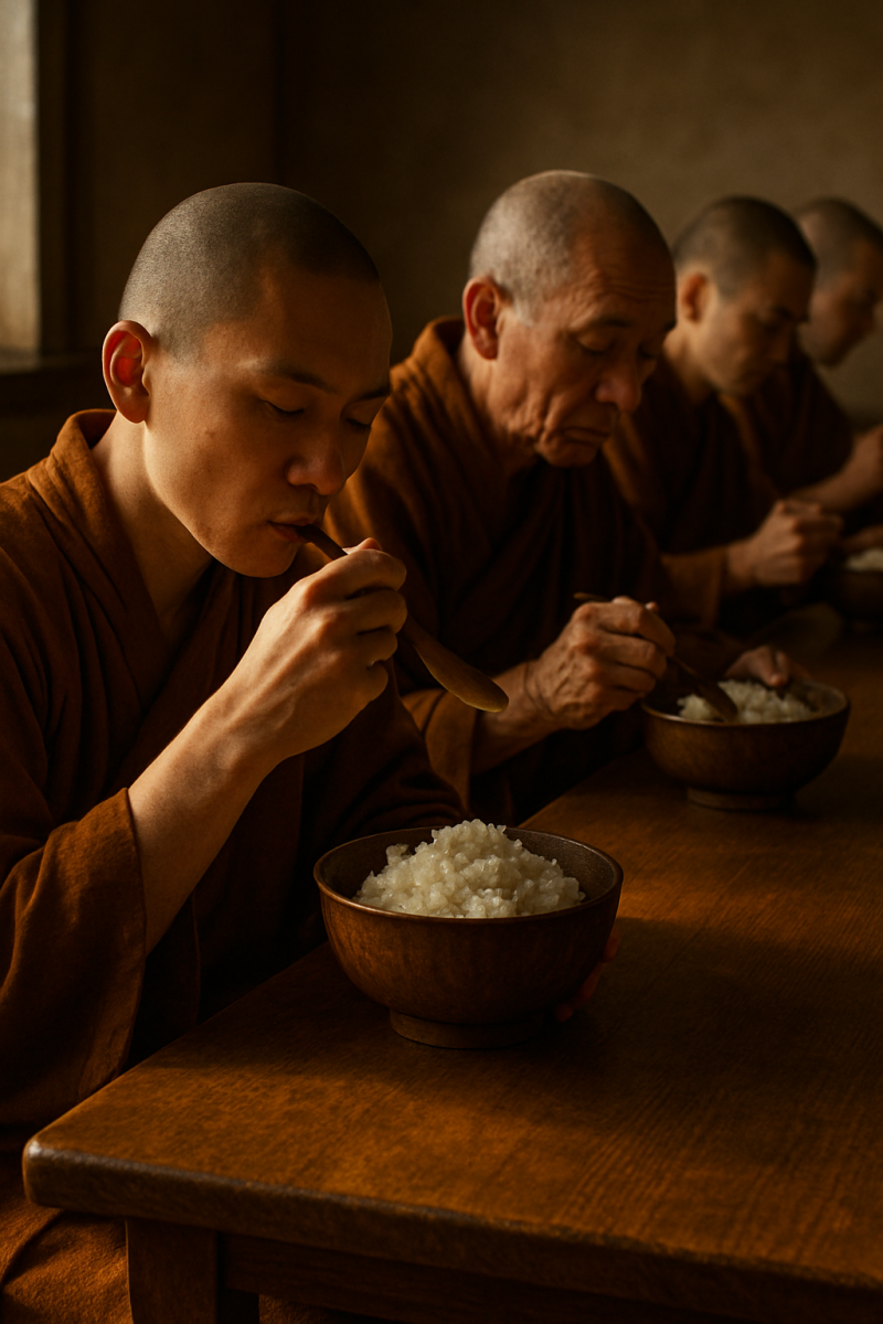 Silent Monastic Meal_