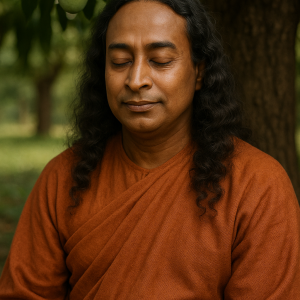 Meditative Monk Portrait Simple