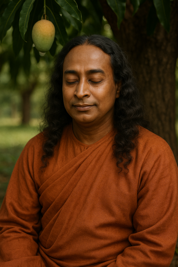 Meditative Monk Portrait_
