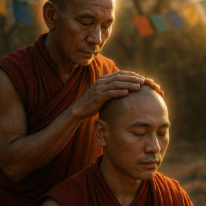Healing Ritual With Monk Simple