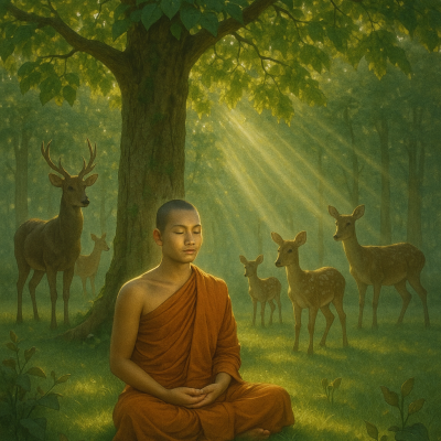 Serenity Under Fig Tree_