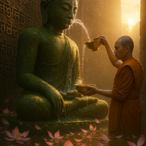 Monks Sunrise Ritual Simple