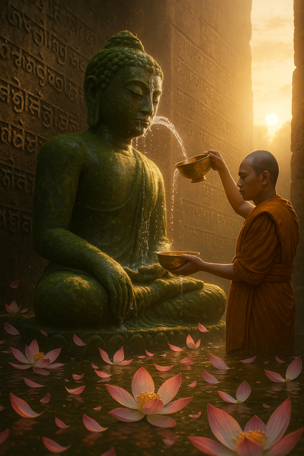 Monks Sunrise Ritual Simple