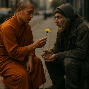 Compassionate Flower Offering Simple