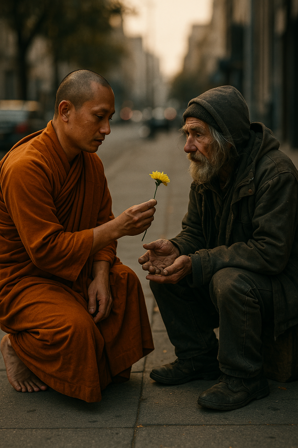 Compassionate Flower Offering Simple