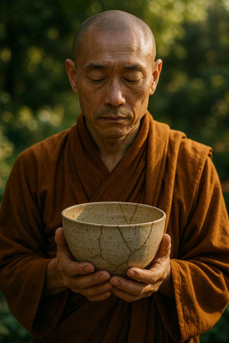 Monk with Cracked Bowl_