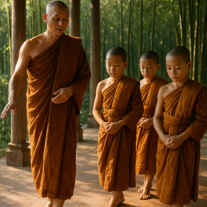 Peaceful Mindful Walking Simple