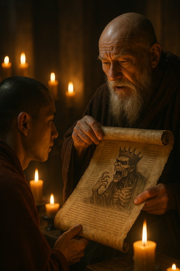 Monks Candlelit Tale Simple