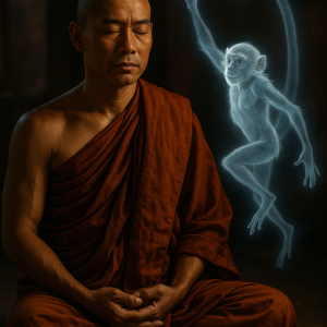 Monks Mystical Meditation Simple