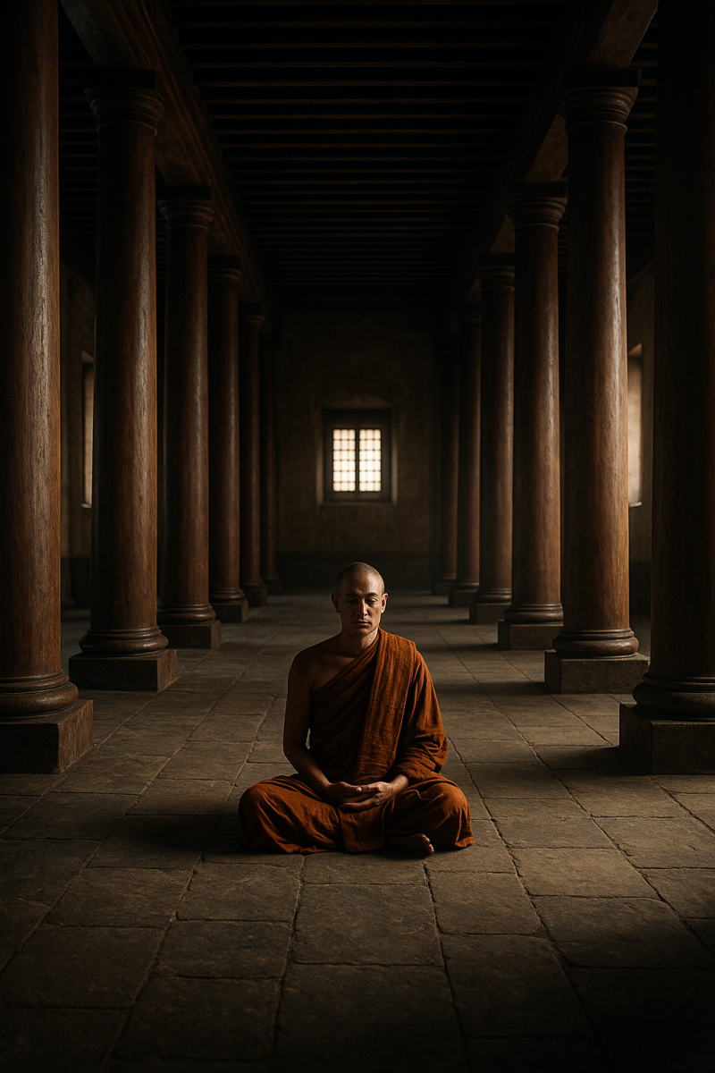 Monk's Silent Meditation_