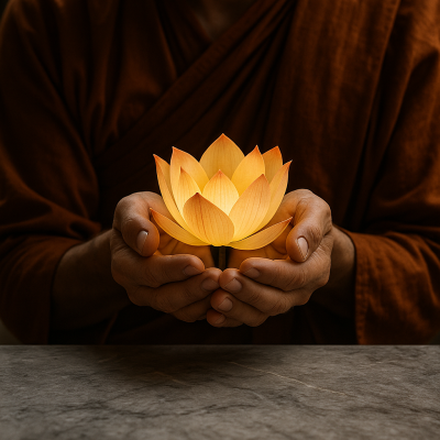 Monk's Glowing Lotus_