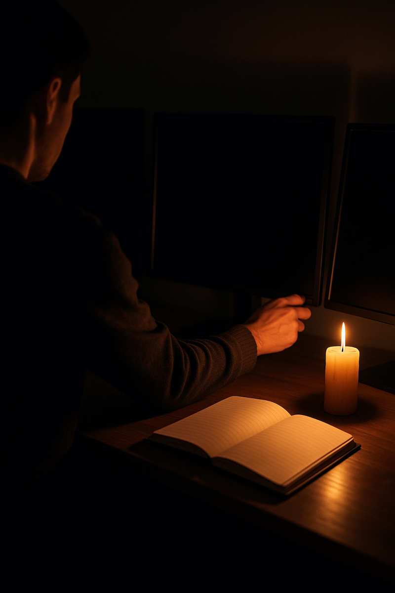 Candlelit Reflection_