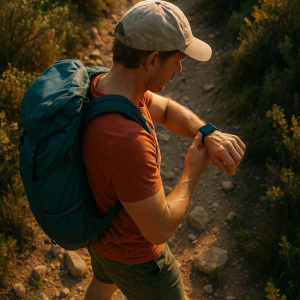 Smartwatch Hike Aerial