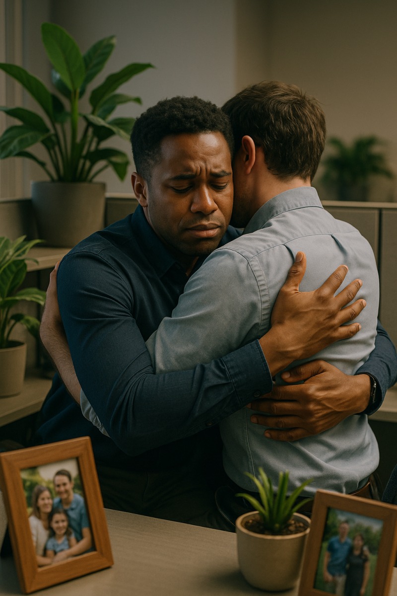 Heartfelt Office Moment_