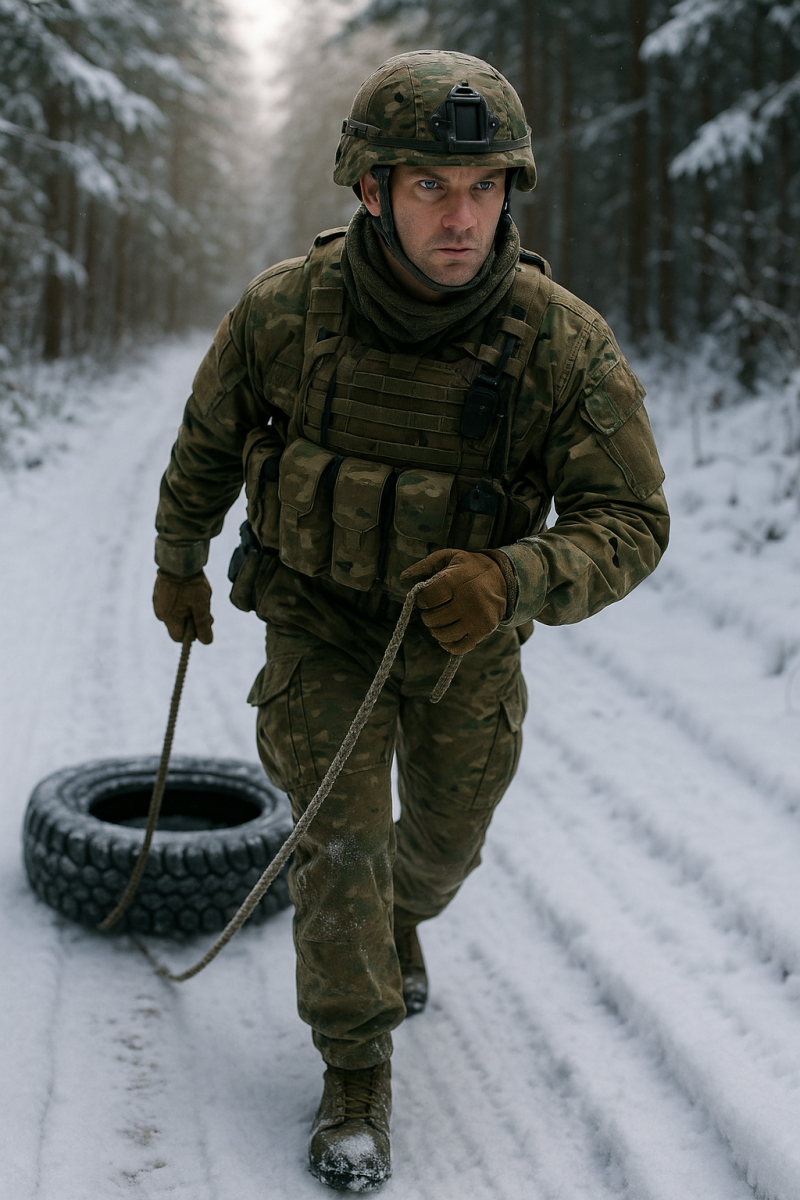 Tire-Dragging Soldier_