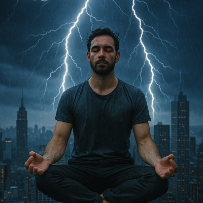 Meditation Amidst Lightning_